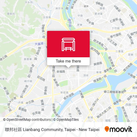 聯邦社區 Lianbang Community map