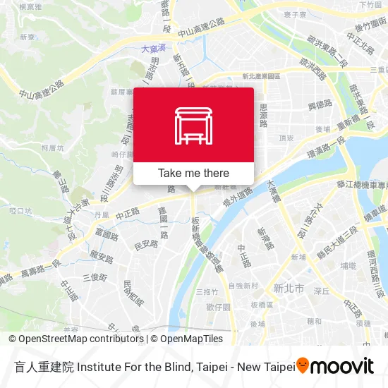 盲人重建院 Institute For the Blind map