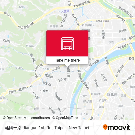 建國一路 Jianguo 1st. Rd. map