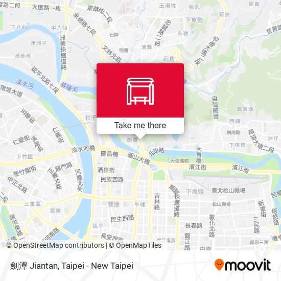 劍潭 Jiantan map