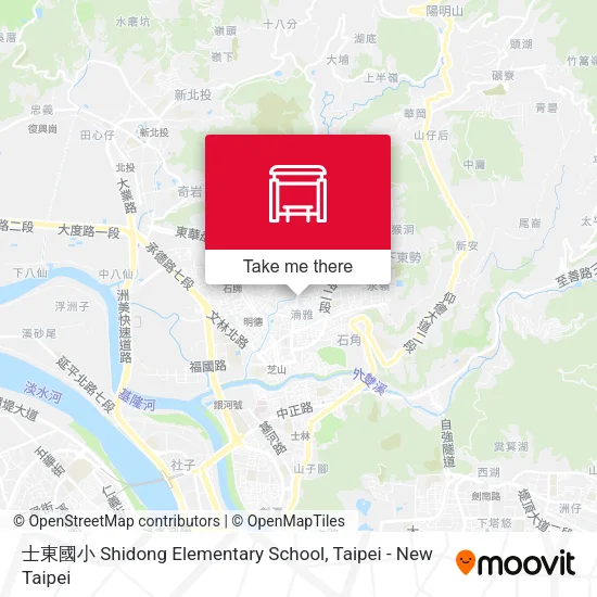 士東國小 Shidong Elementary School map