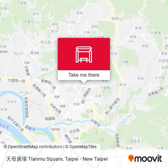 天母廣場 Tianmu Square map