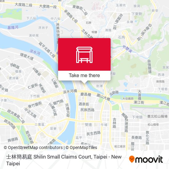 士林簡易庭 Shilin Small Claims Court map