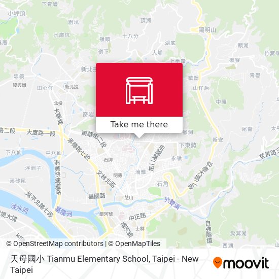 天母國小 Tianmu Elementary School map