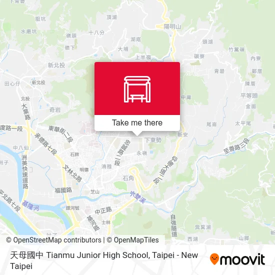 天母國中 Tianmu Junior High School map