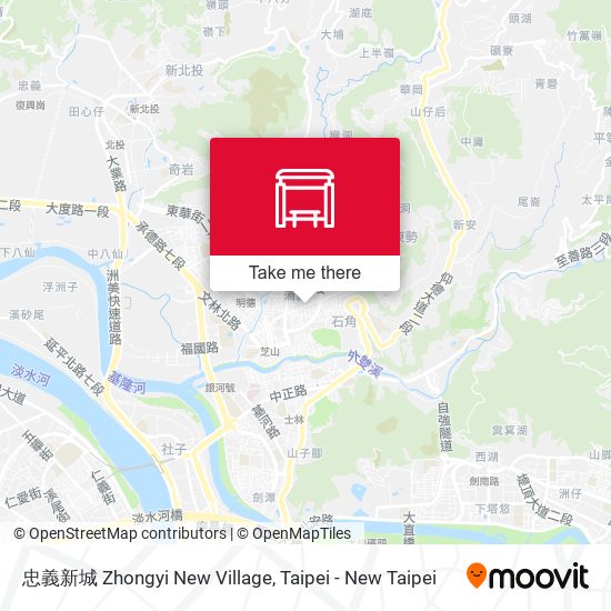 忠義新城 Zhongyi New Village地圖