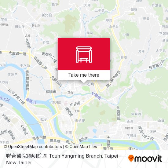 聯合醫院陽明院區 Tcuh Yangming Branch map