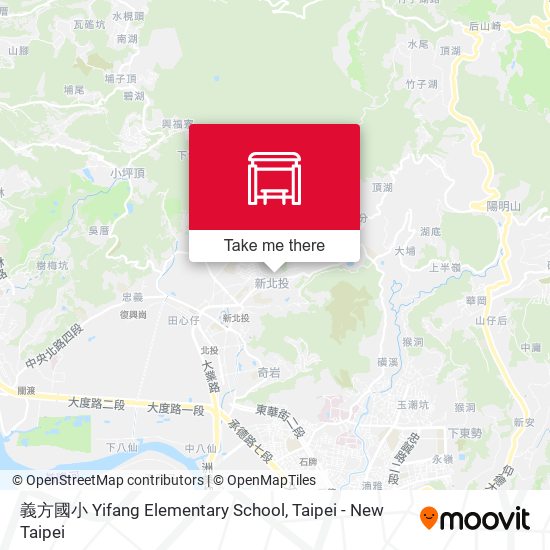 義方國小 Yifang Elementary School map