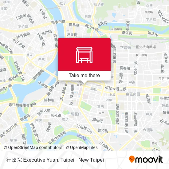 行政院 Executive Yuan地圖