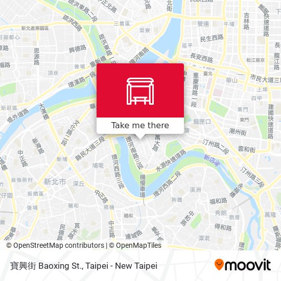 寶興街 Baoxing St. map