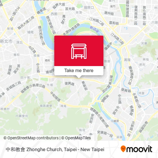 中和教會 Zhonghe Church map