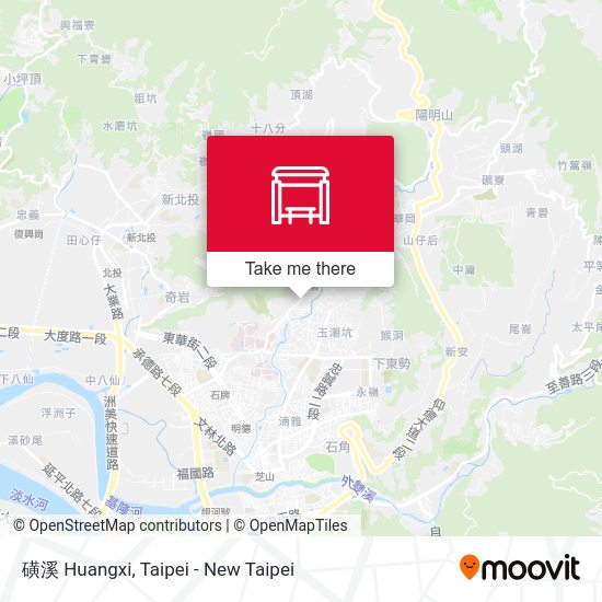 磺溪 Huangxi map