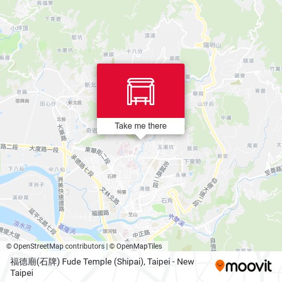 福德廟(石牌) Fude Temple (Shipai) map