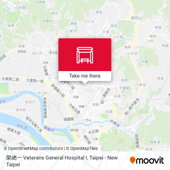 榮總一 Veterans General Hospital I map