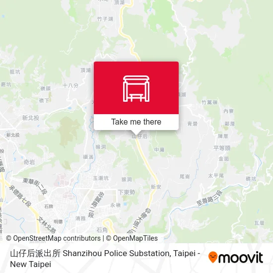 山仔后派出所 Shanzihou Police Substation map