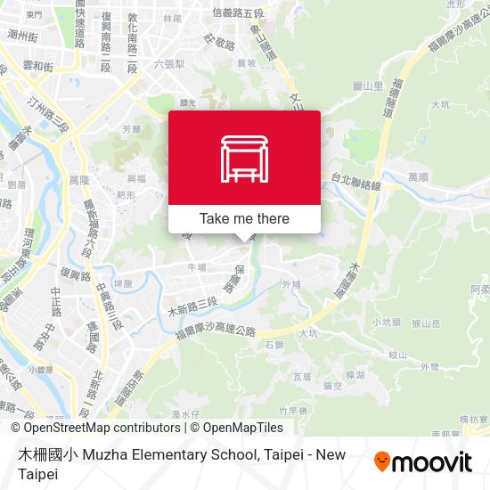 木柵國小 Muzha Elementary School地圖