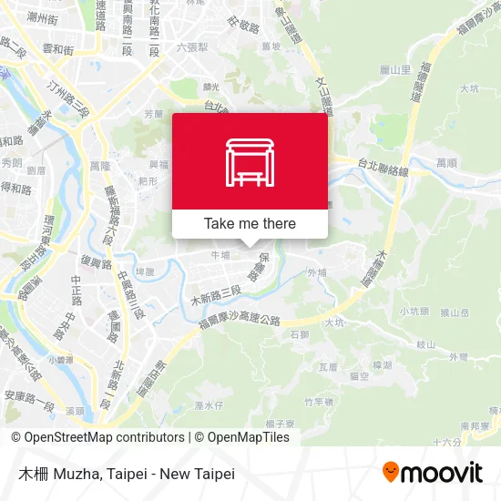 木柵 Muzha地圖