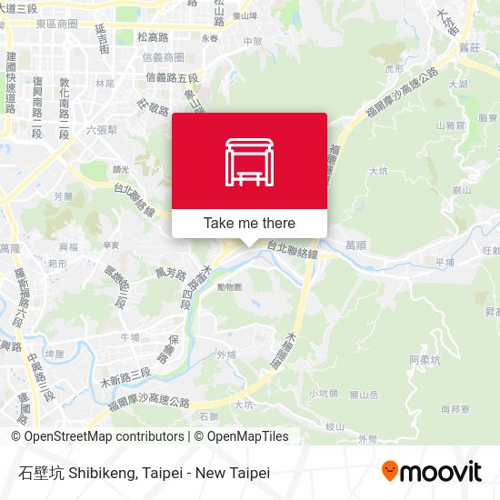 石壁坑 Shibikeng map