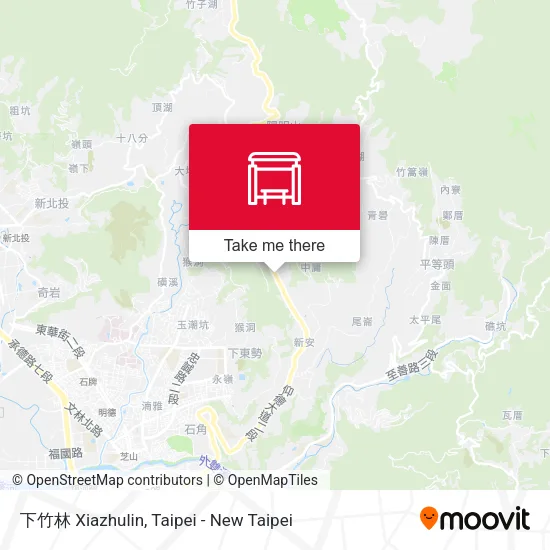 下竹林 Xiazhulin map