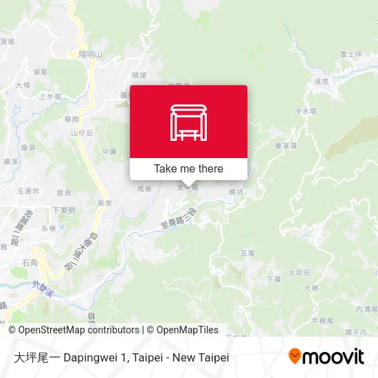 大坪尾一 Dapingwei 1 map
