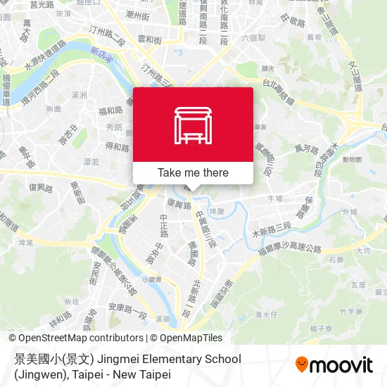 景美國小(景文) Jingmei Elementary School (Jingwen) map