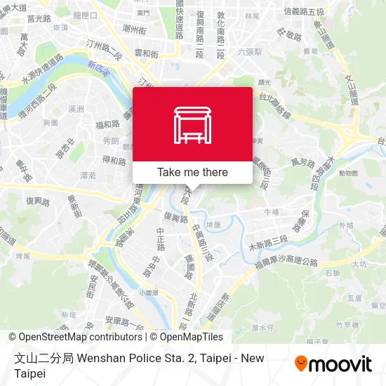 文山二分局 Wenshan Police Sta. 2地圖
