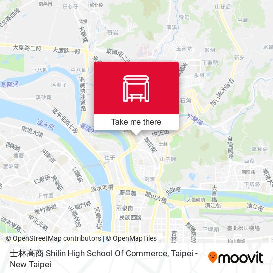 士林高商 Shilin High School Of Commerce map