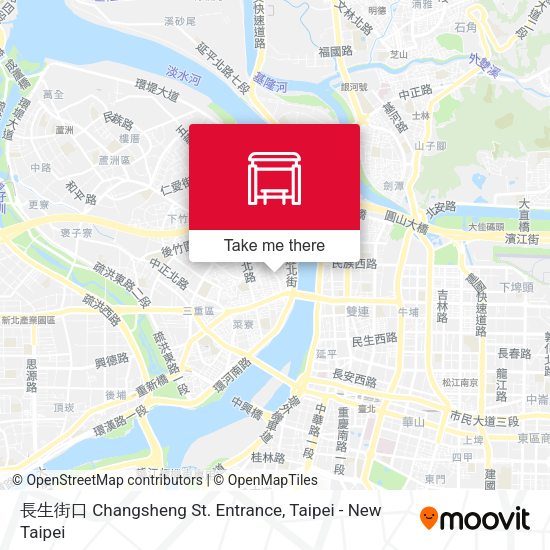 長生街口 Changsheng St. Entrance地圖