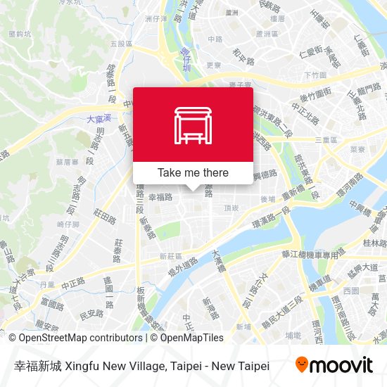 幸福新城 Xingfu New Village map