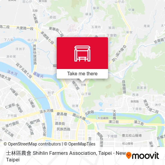 士林區農會 Shihlin Farmers Association地圖
