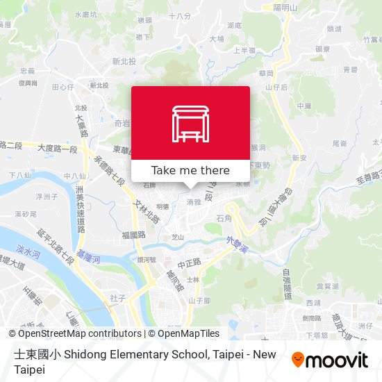 士東國小 Shidong Elementary School map