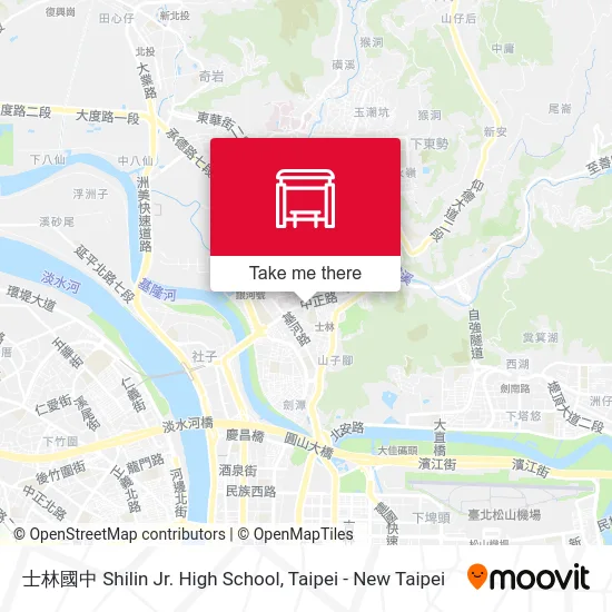 士林國中 Shilin Jr. High School map