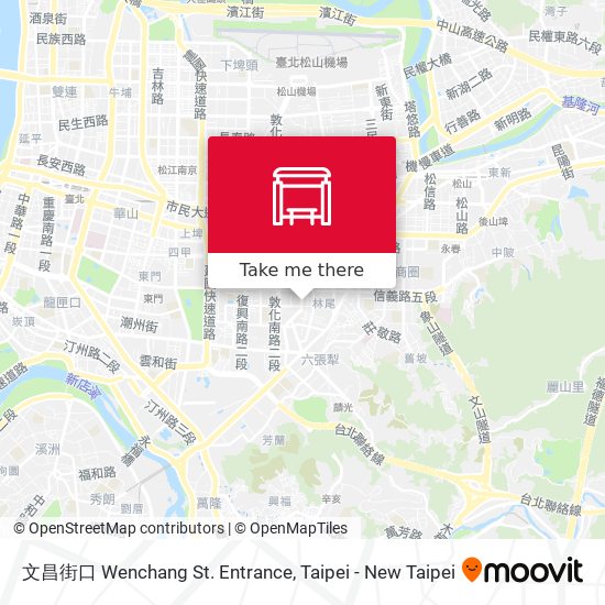 文昌街口 Wenchang St. Entrance地圖