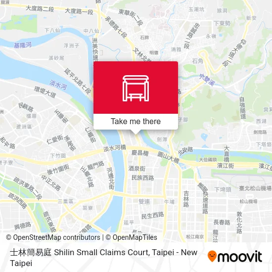 士林簡易庭 Shilin Small Claims Court map