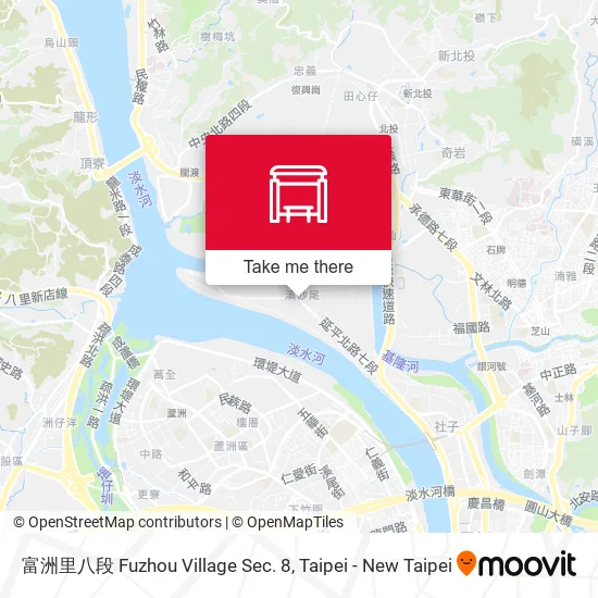 富洲里八段 Fuzhou Village Sec. 8 map