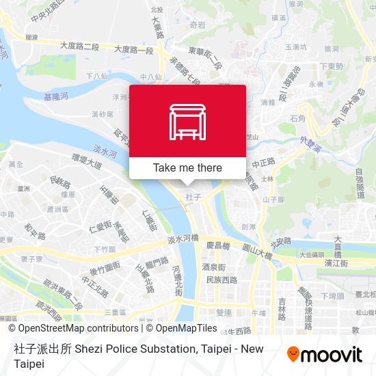 社子派出所 Shezi Police Substation map