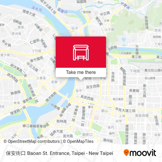 保安街口 Baoan St. Entrance map