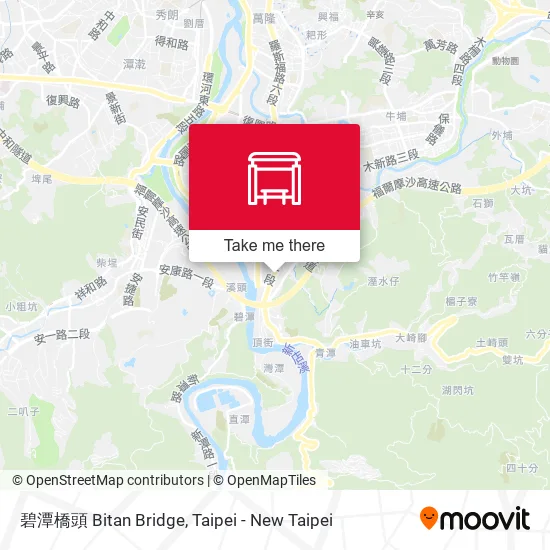 碧潭橋頭 Bitan Bridge map