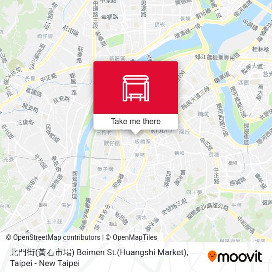 北門街(黃石市場) Beimen St.(Huangshi Market)地圖