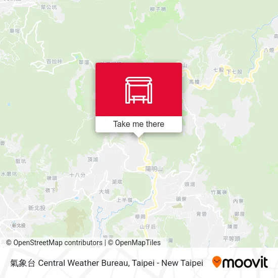 氣象台 Central Weather Bureau map