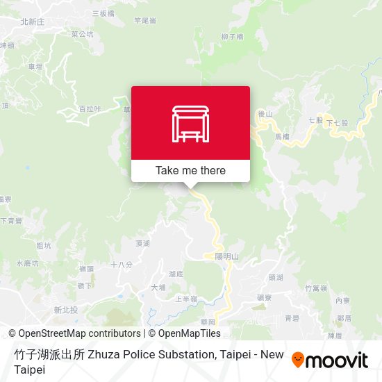 竹子湖派出所 Zhuza Police Substation地圖