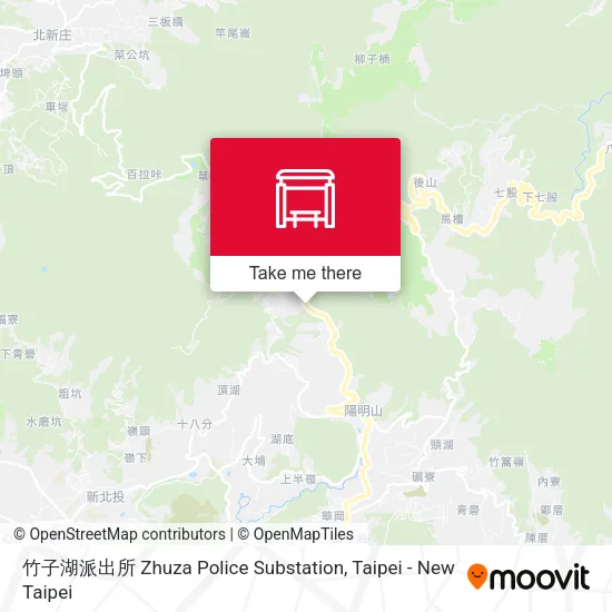竹子湖派出所 Zhuza Police Substation地圖