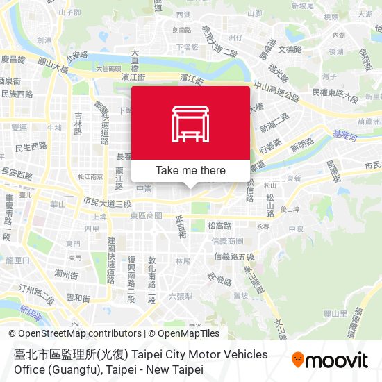 臺北市區監理所(光復) Taipei City Motor Vehicles Office (Guangfu)地圖