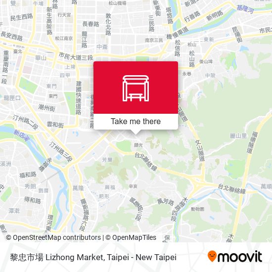 黎忠市場 Lizhong Market map
