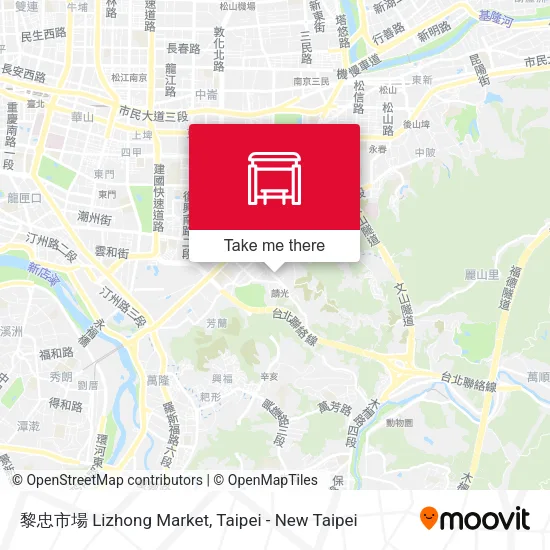 黎忠市場 Lizhong Market map