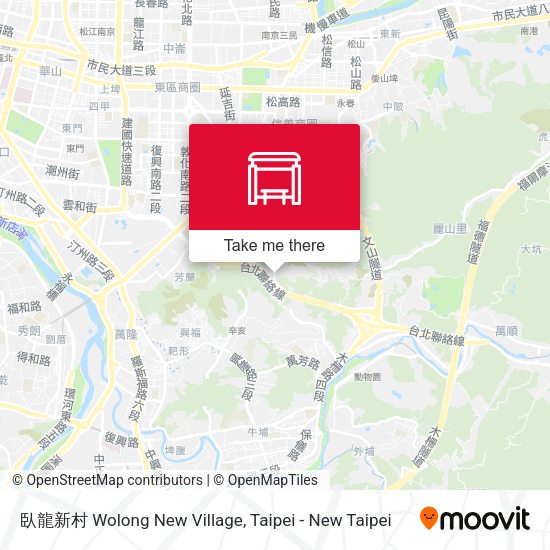 臥龍新村 Wolong New Village地圖
