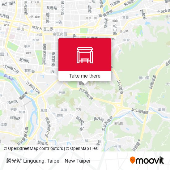 麟光站 Linguang map