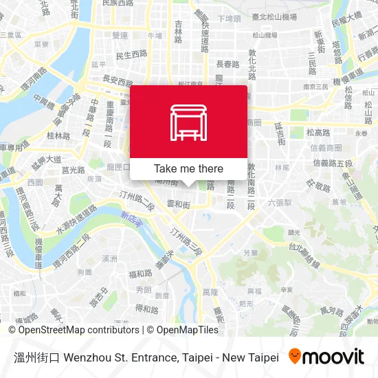 溫州街口 Wenzhou St. Entrance map