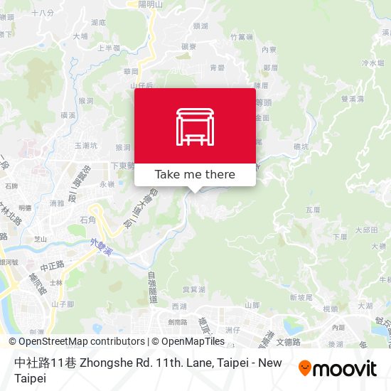 中社路11巷 Zhongshe Rd. 11th. Lane map