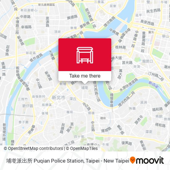 埔墘派出所 Puqian Police Substation map